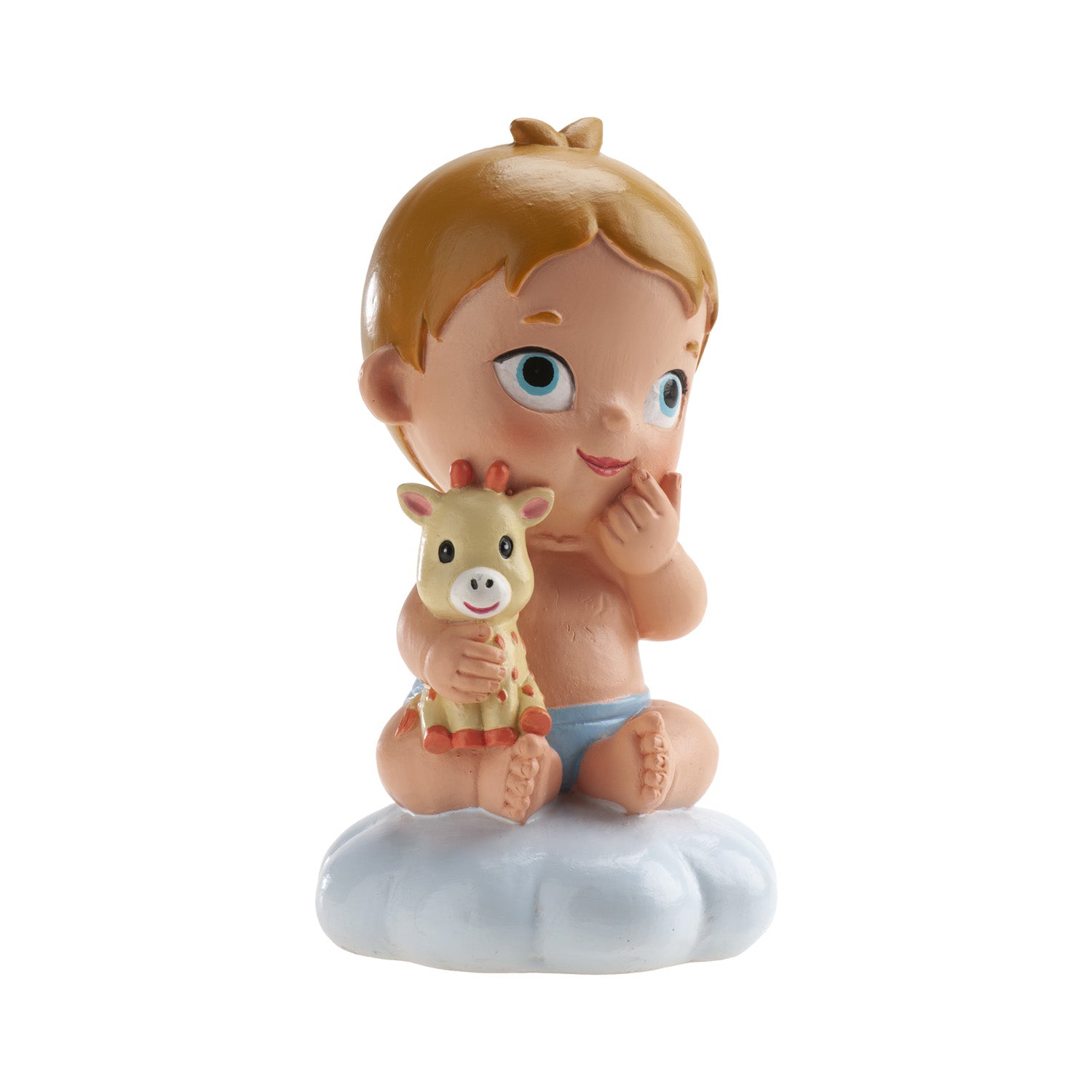 BAUTIZO NIÑO PELUCHE JIRAFA 10,5 X 6CM