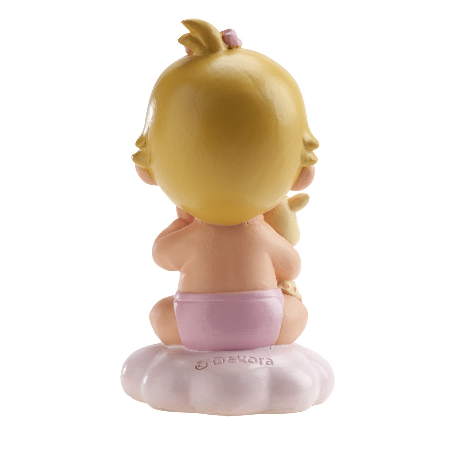 BATISMO MENINA GIRAFA DE PELÚCIA 10,5 X 6CM