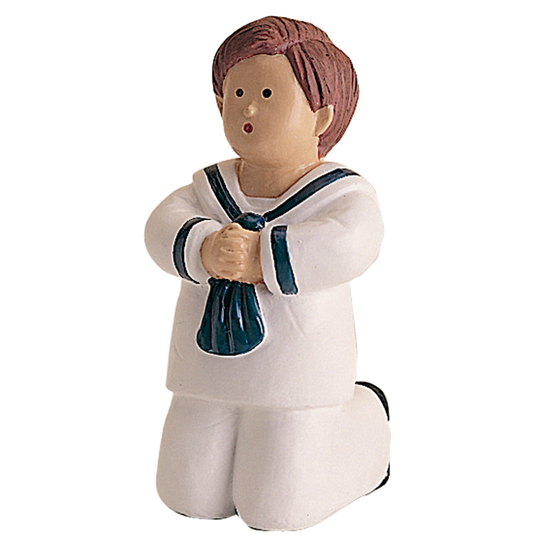 SAILOR HOLY COMMUNION BOY KNELT