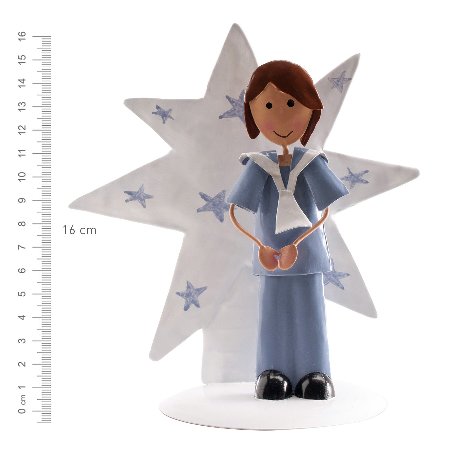NIÑO COMUNION METAL ESTRELLA 16CM