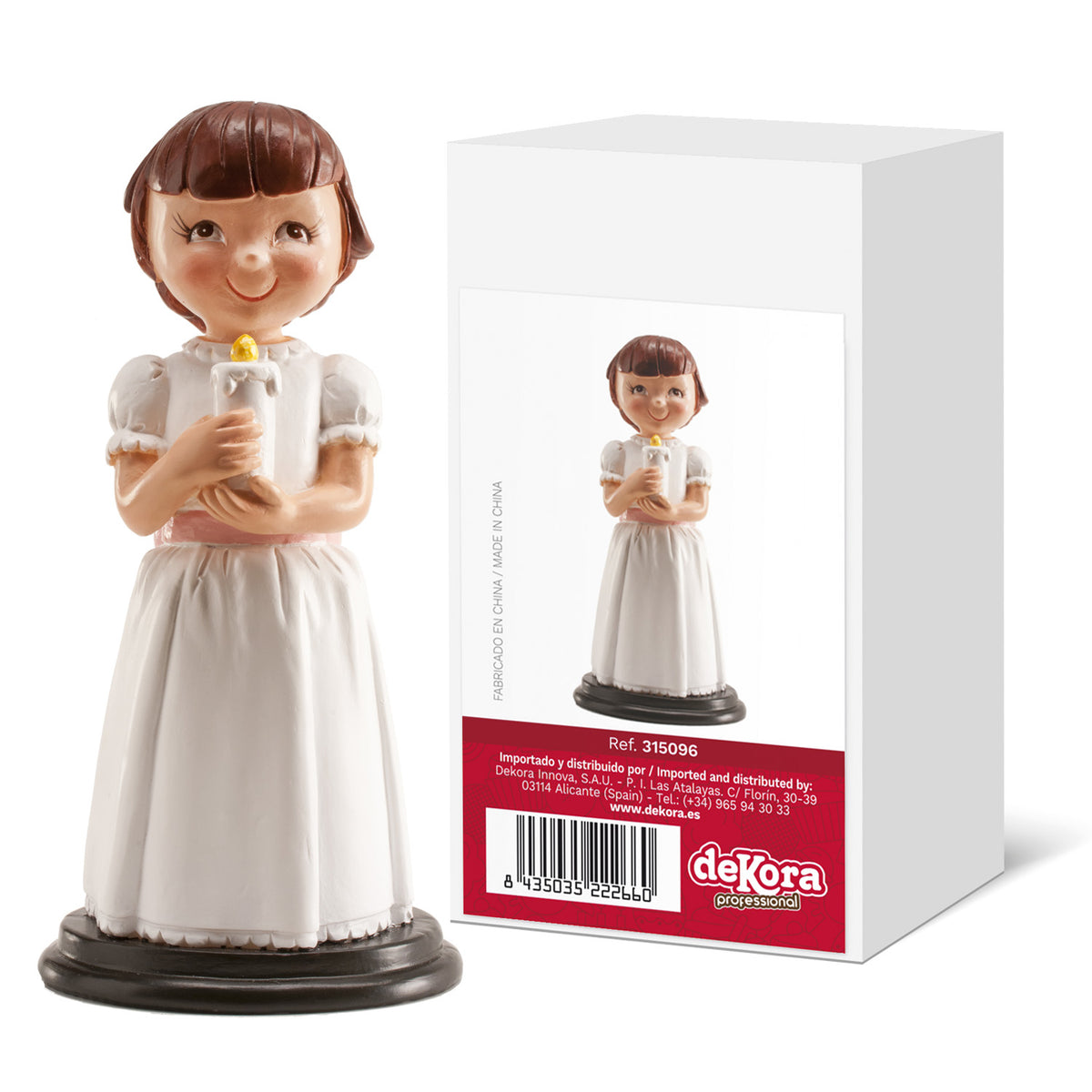 MENINA COMUNHÃO TRAQUINA 13 CM