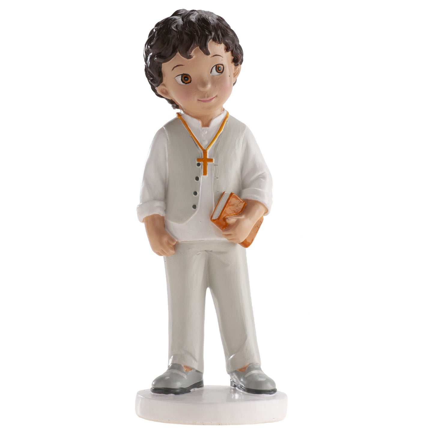 FIGURINE GÂTEAU COMMUNION GARÇON BRUNO 16,6CM