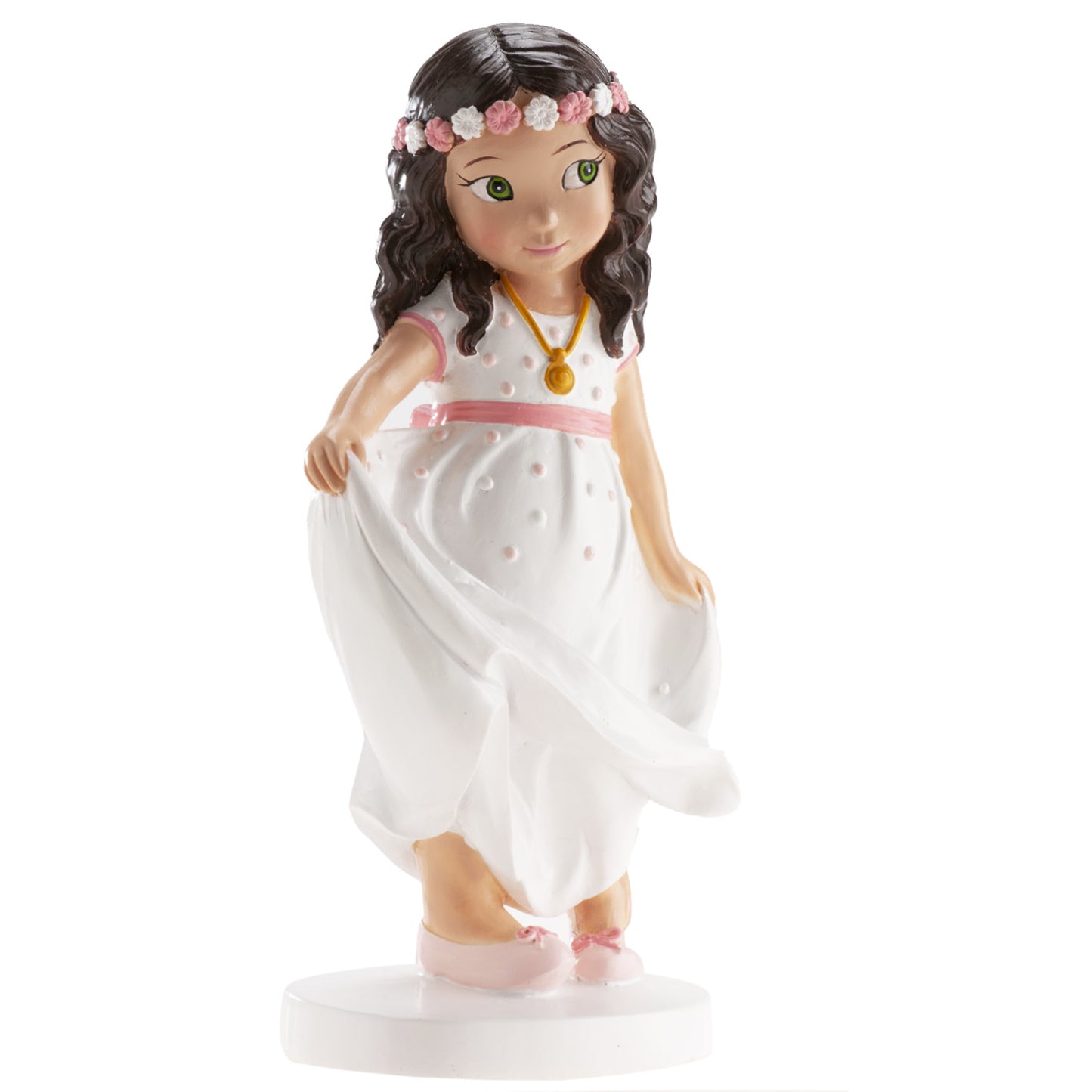 COMMUNION GIRL CAKE TOPPER BERTA 16CM
