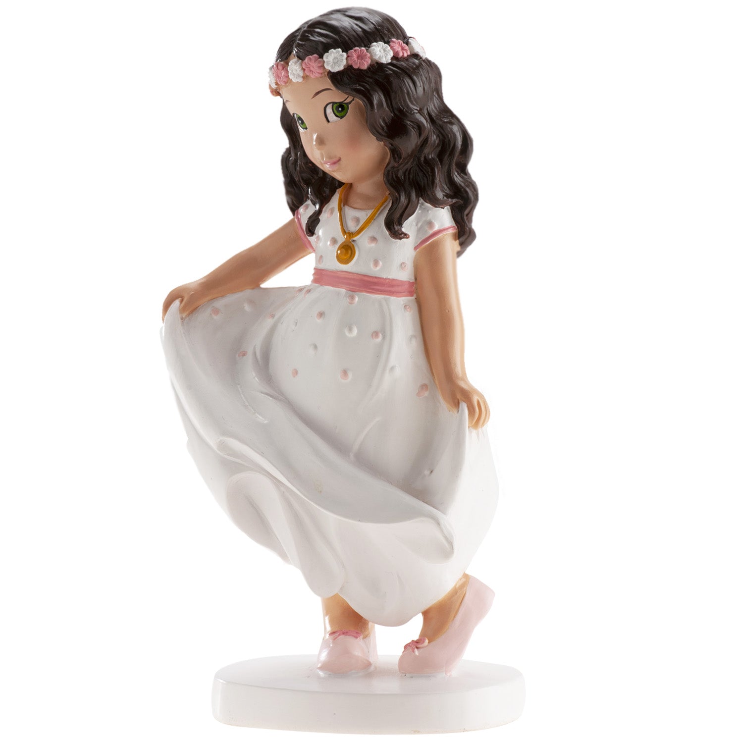 COMMUNION GIRL CAKE TOPPER BERTA 16CM