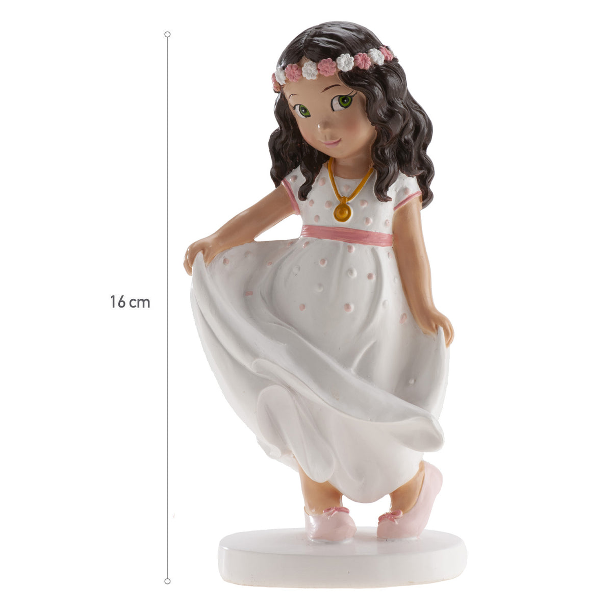 MENINA BOLO COMUNHÃO BERTA 16CM