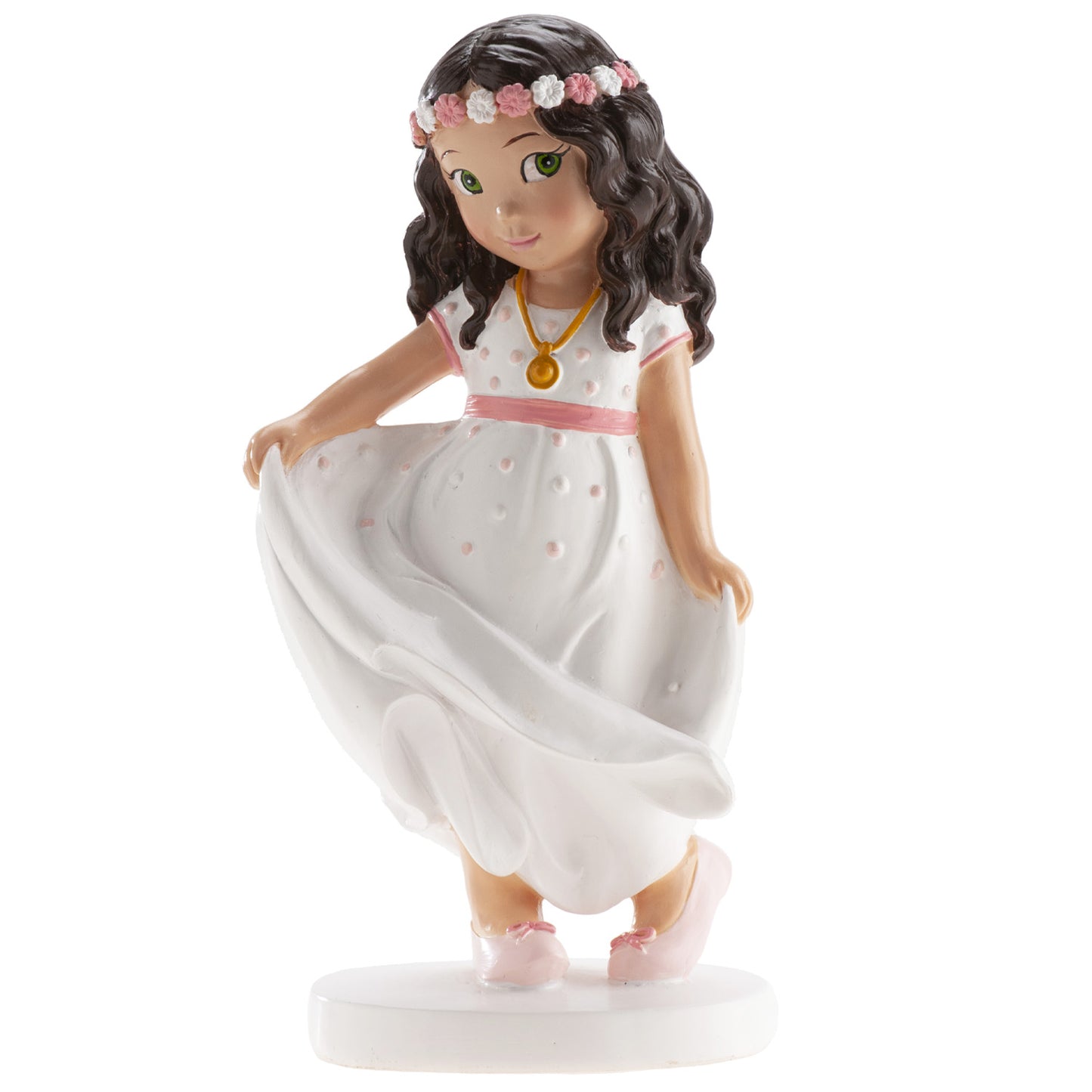 COMMUNION GIRL CAKE TOPPER BERTA 16CM