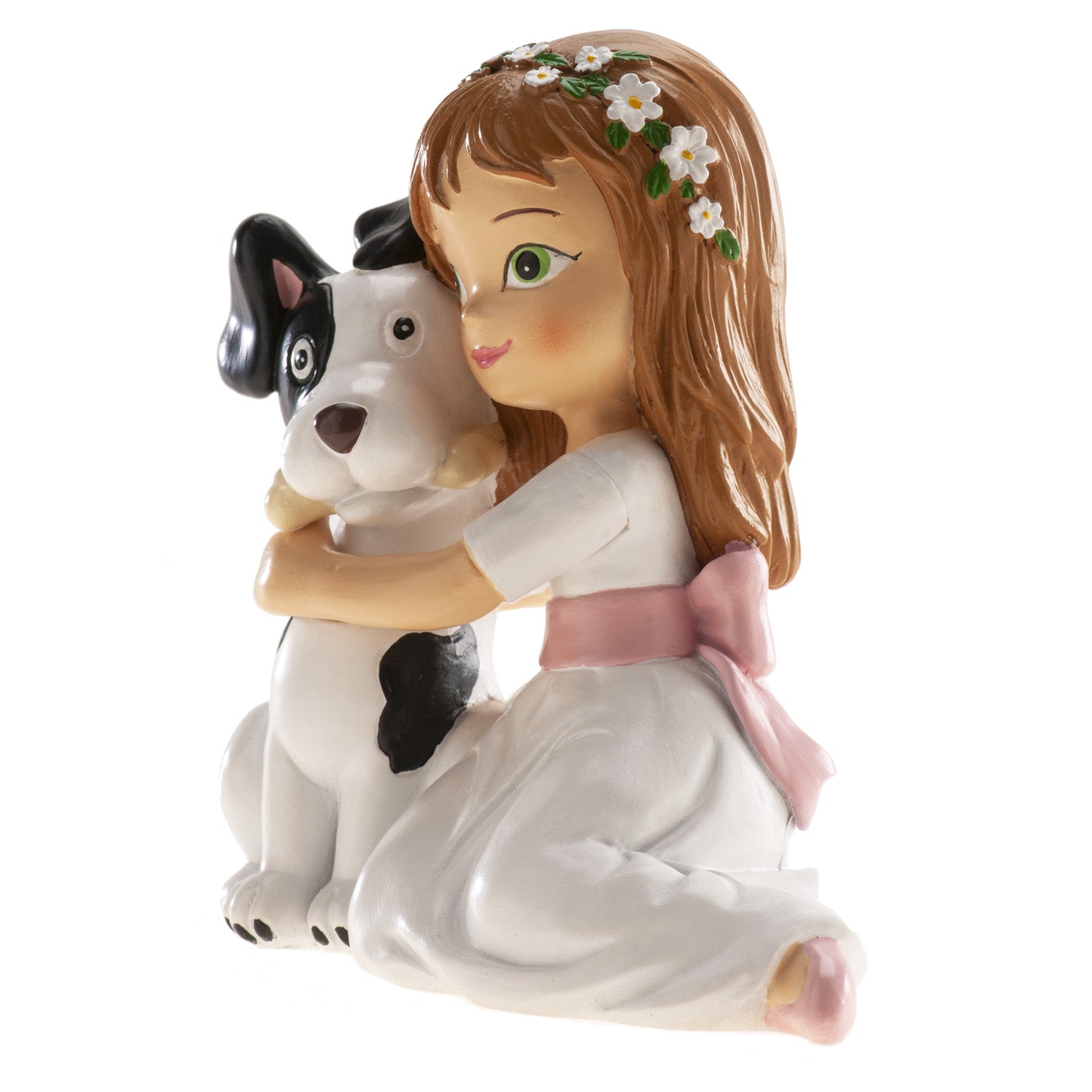 FIGURINE GATEAU COMMUNION CHIEN 11,50CM