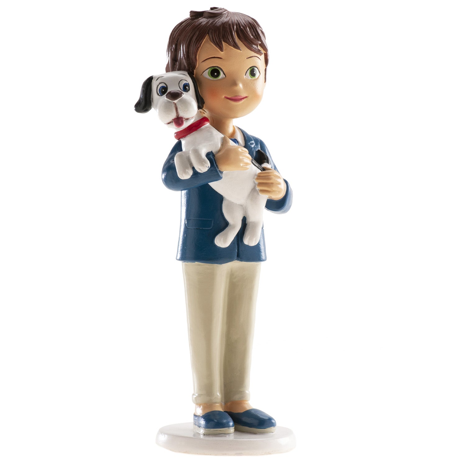 NIÑO COMUNIÓN CON PERRO 16,5CM