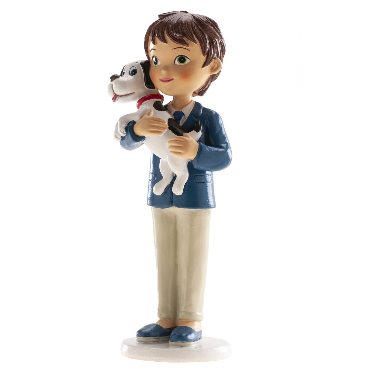 NIÑO COMUNIÓN CON PERRO 16,5CM