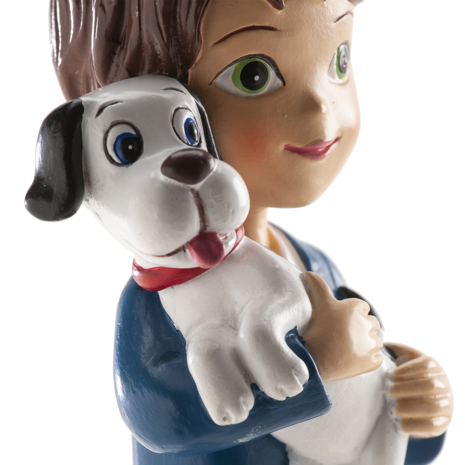 RAGAZZO COMUNIONE CON CANE 16,5CM