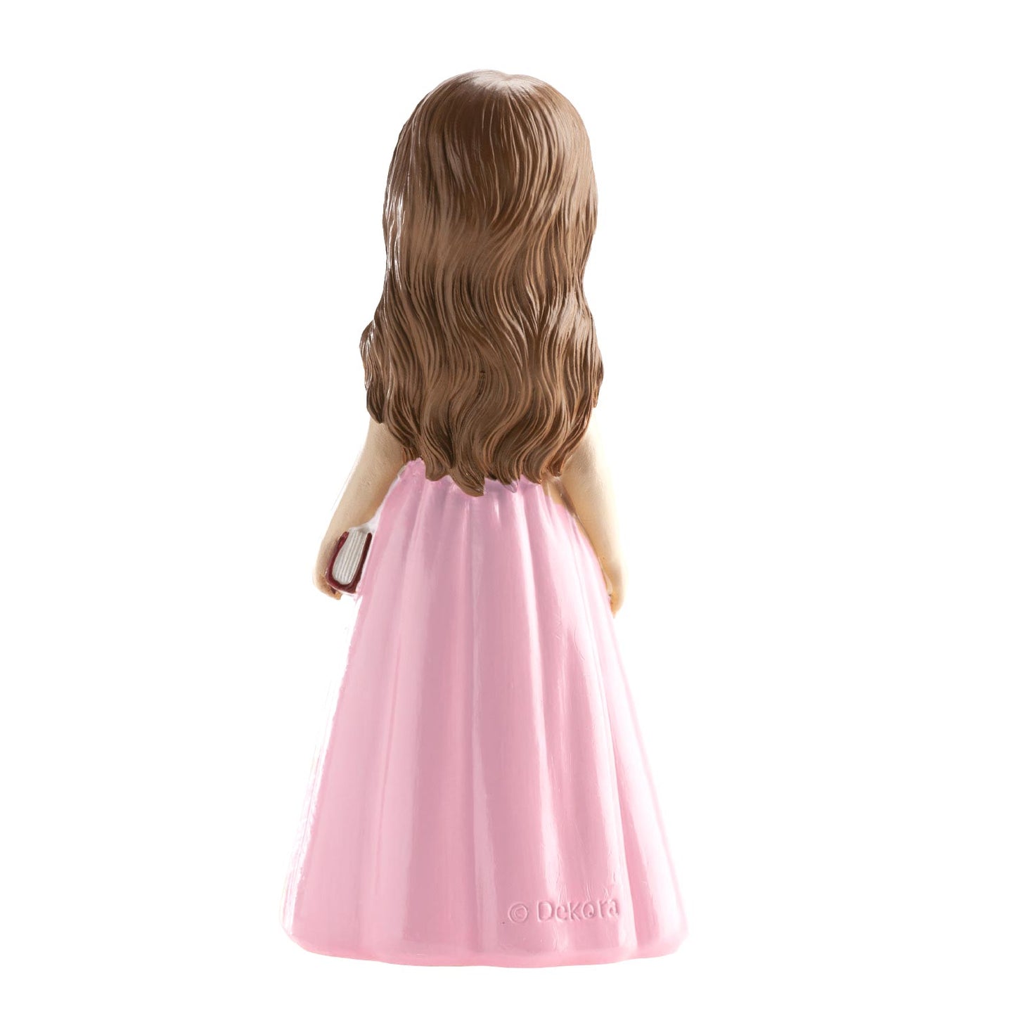 COMUNIONE BAMBINA GONNA ROSA 16CM