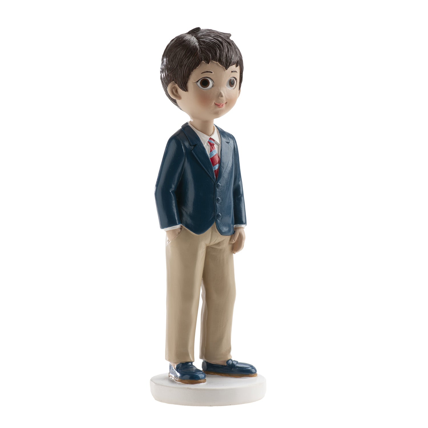 NIÑO COMUNIÓN CORBATA ROJA 16CM
