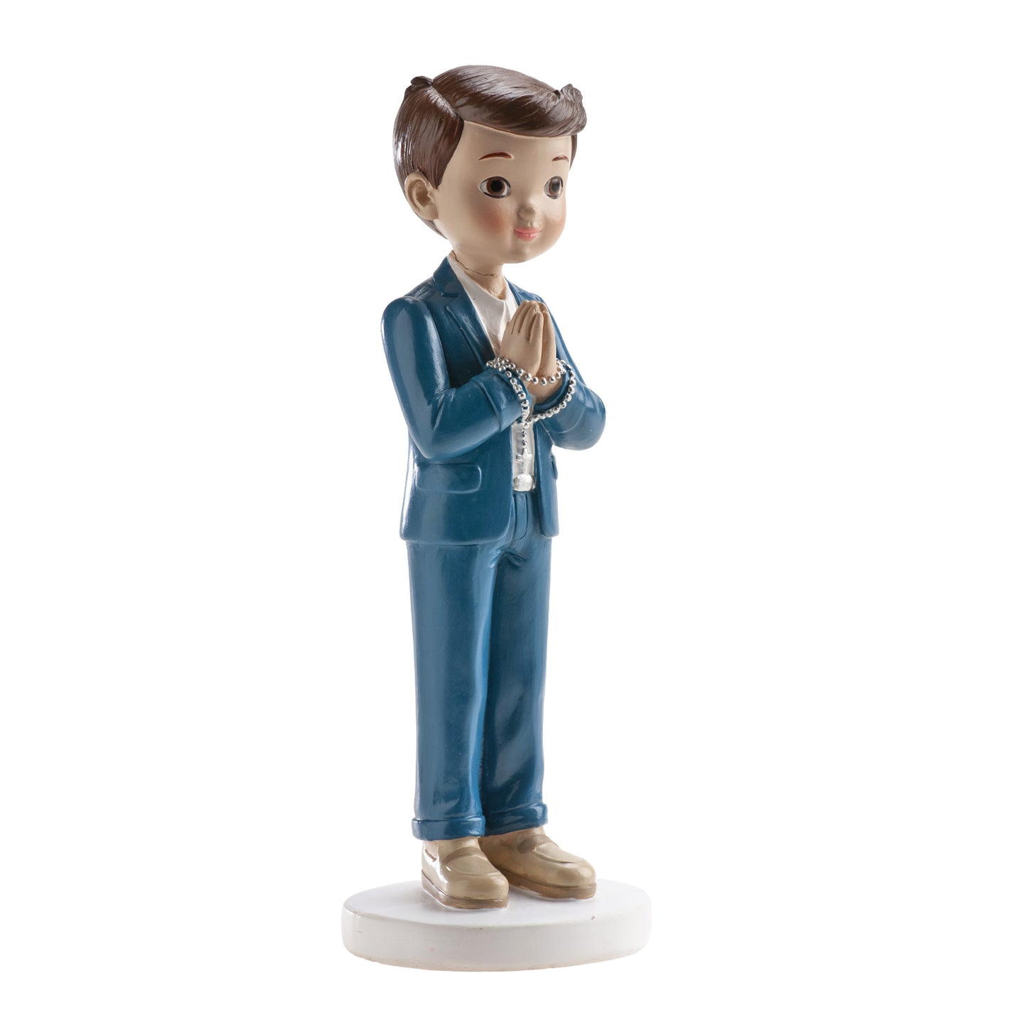 COMUNIONE BAMBINO ROSÁRIO AZUL MARINHO 16CM