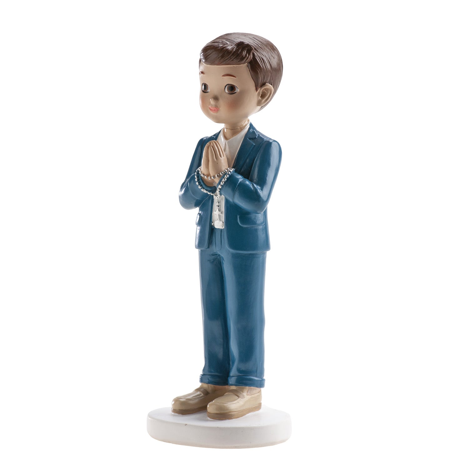 COMUNIONE BAMBINO ROSÁRIO AZUL MARINHO 16CM