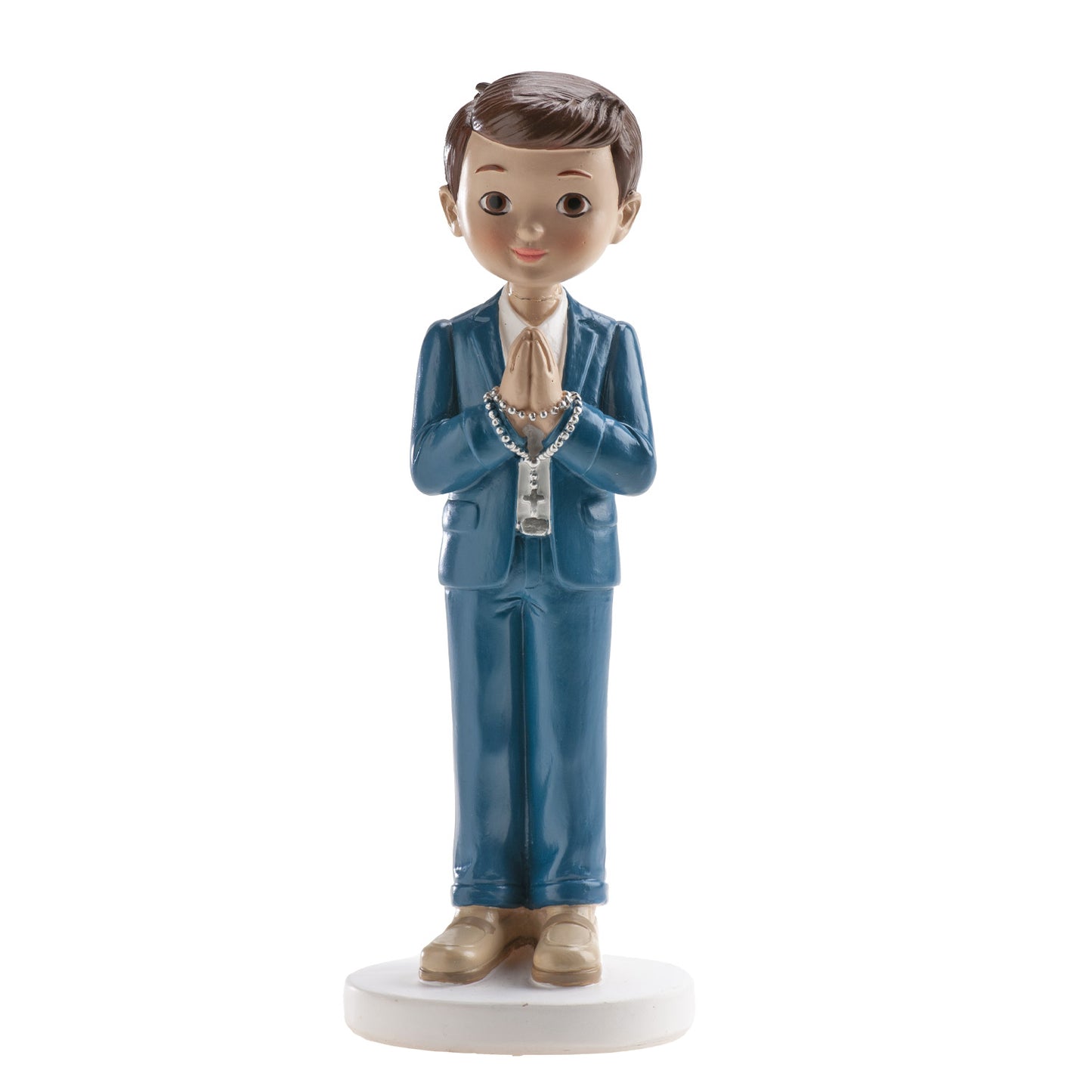 COMUNIONE BAMBINO ROSÁRIO AZUL MARINHO 16CM