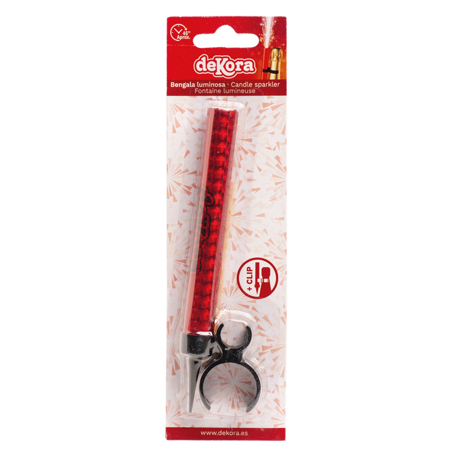 FOGUETE COM CLIP 15CM