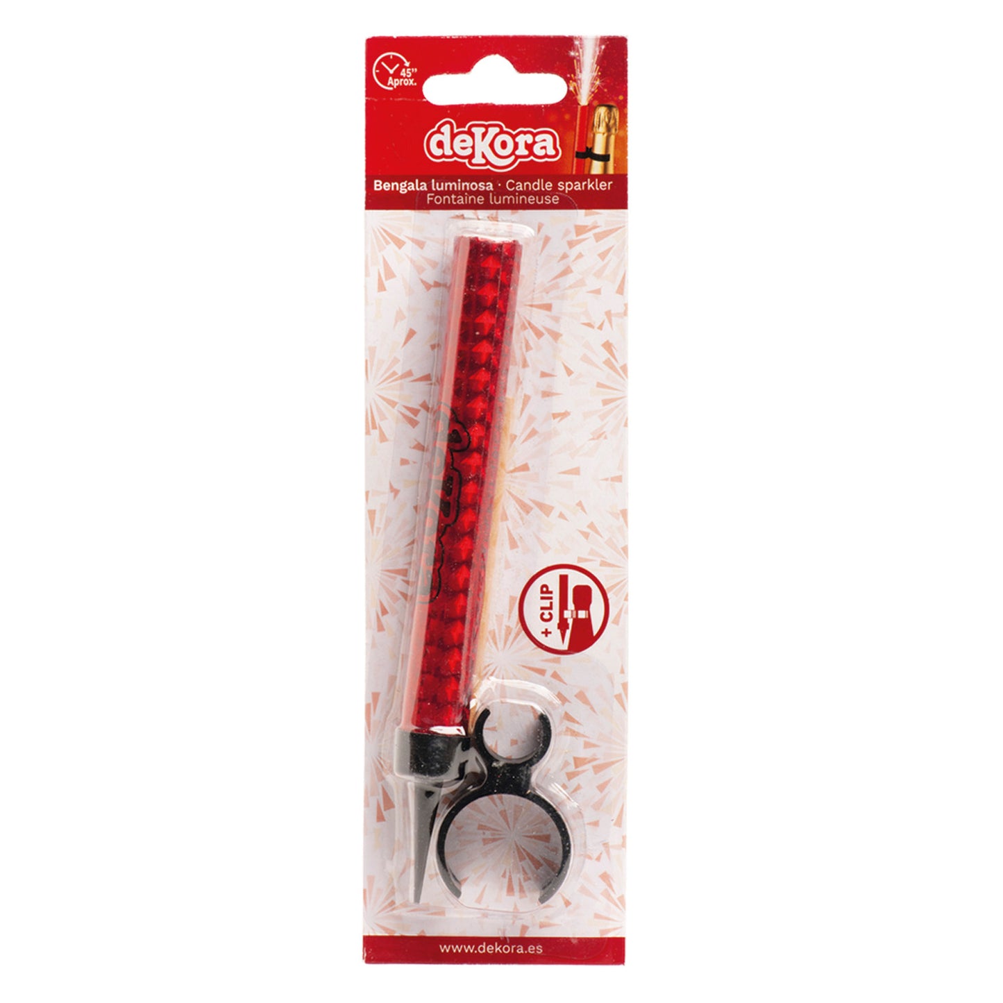 FOGUETE COM CLIP 15CM