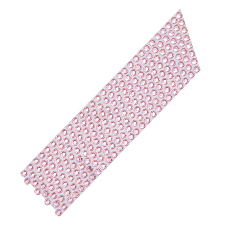 8 LINES RHINESTONE WITH PET STRAP ROSE 10 METERS