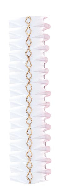 WEDDING RIBBON H:5,5CM WHITE