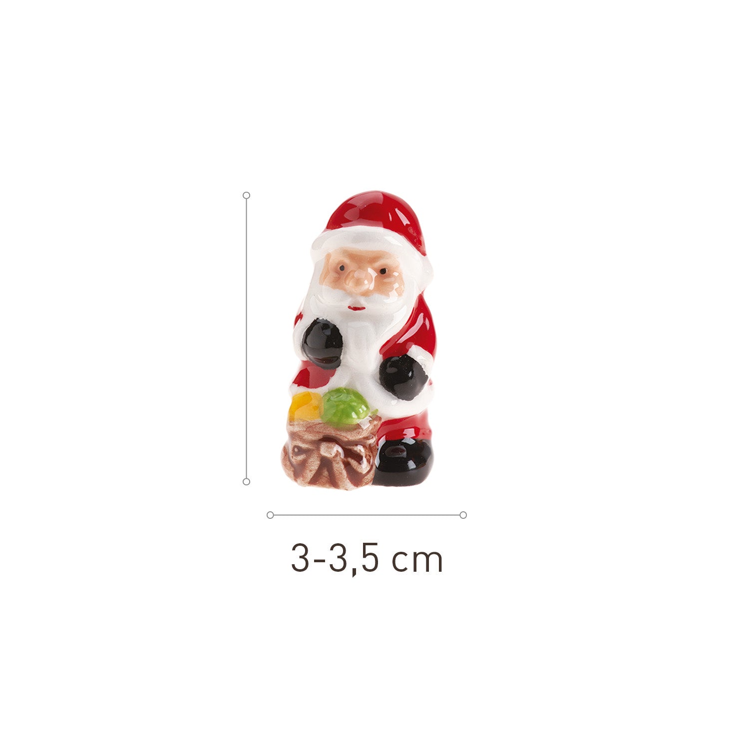FIGURES CERAMIC KING CAKE CHRISTMAS 3~3.5CM