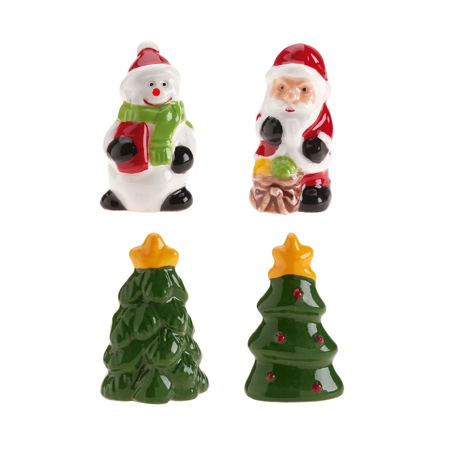FIGURINES CERÂMICA PARA BOLO REI NATAL 3~3.5CM