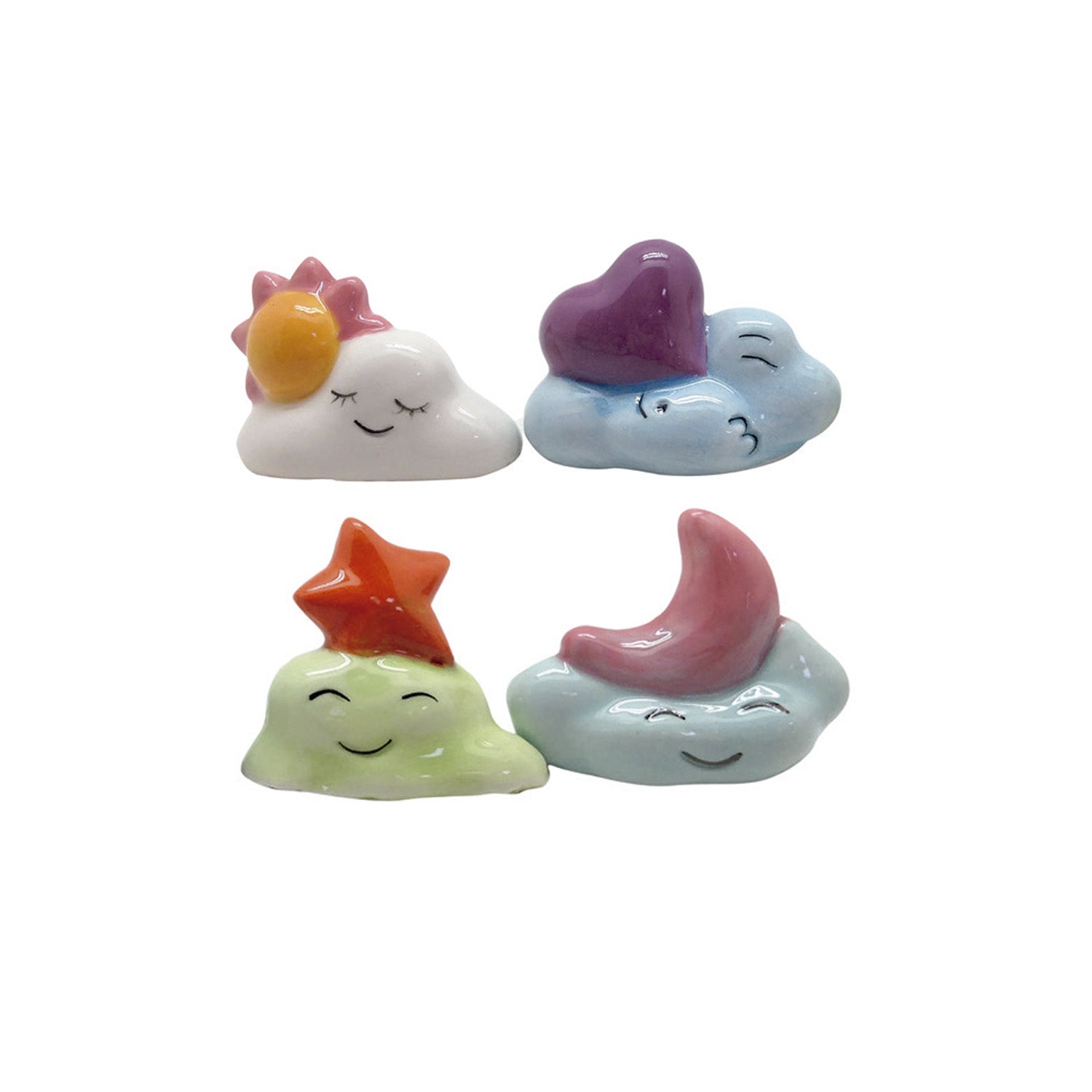 CHRISTMAS FIGURINES HAPPY CLOUDS 3.5-4CM