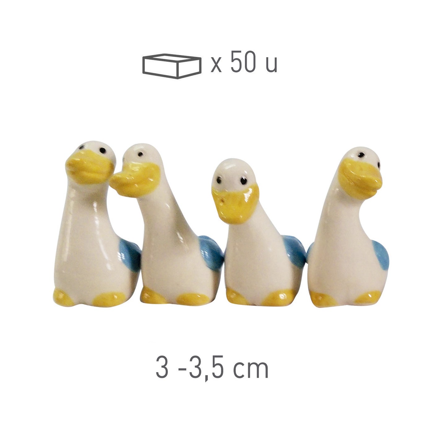 OCHE KING'S CAKE FIGURINE IN PORCELLANA 3,5-4 CM