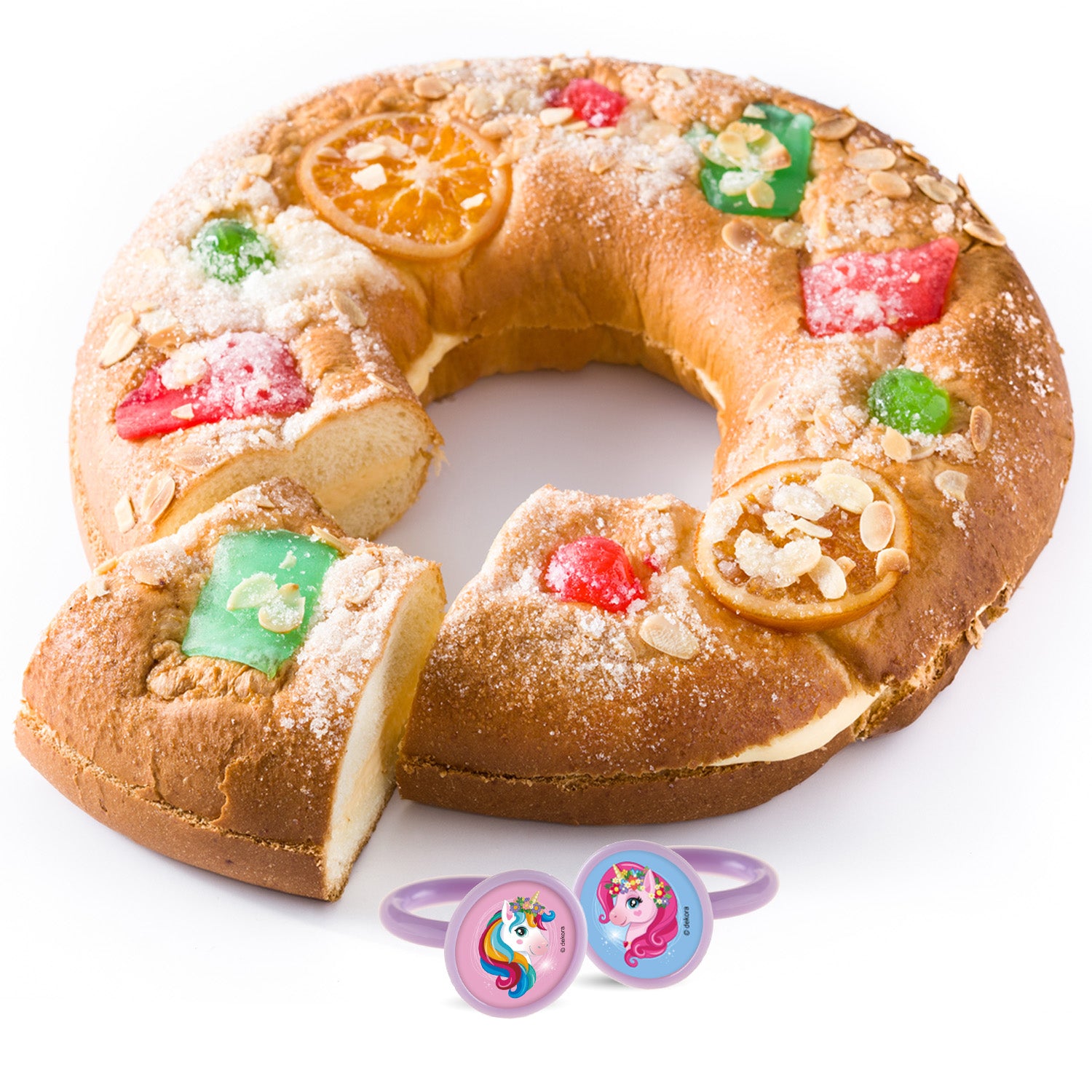 FIGURAS DE PLÁSTICO PARA ROSCÓN ANILLOS UNICORNIO 3~3.5CM