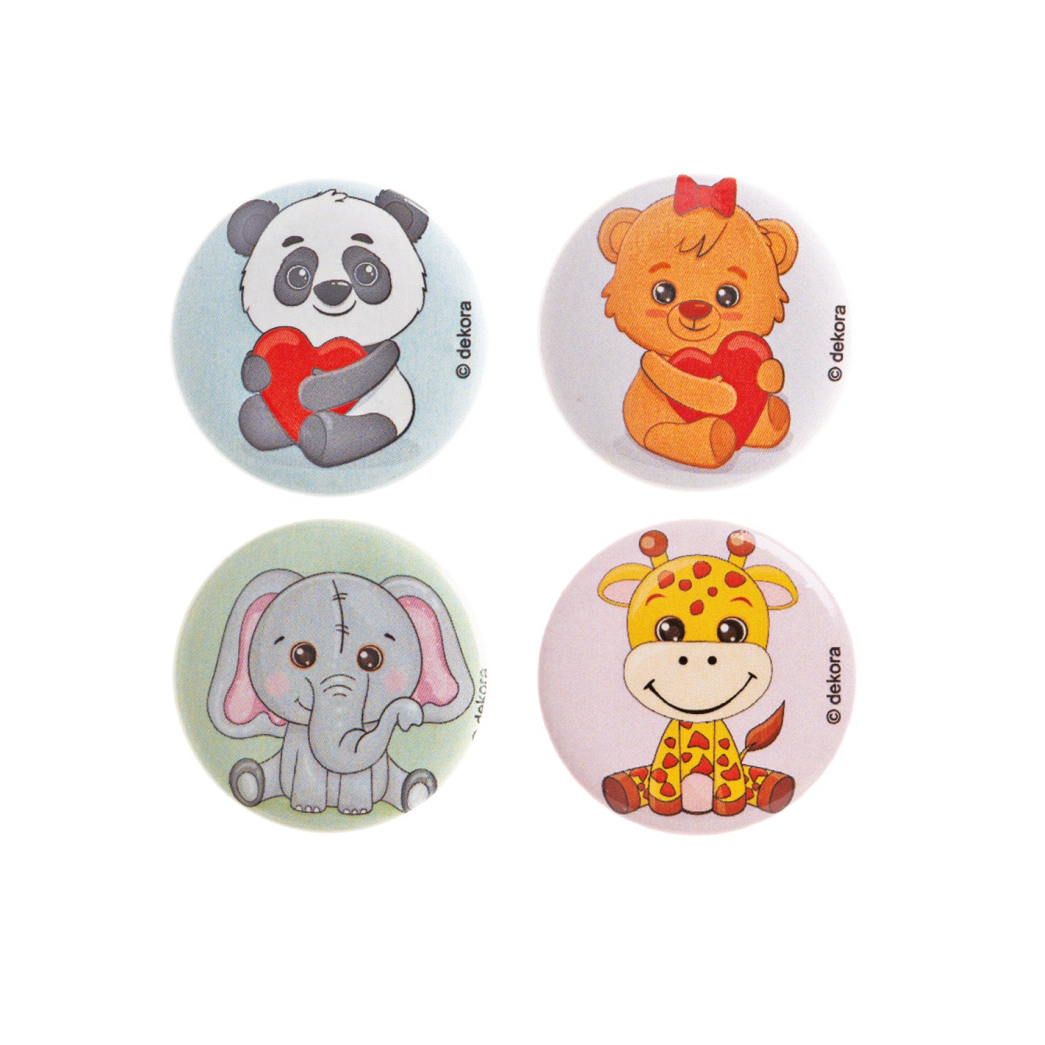 EPIPHANY BADGES ANIMALS 3-3.5CM