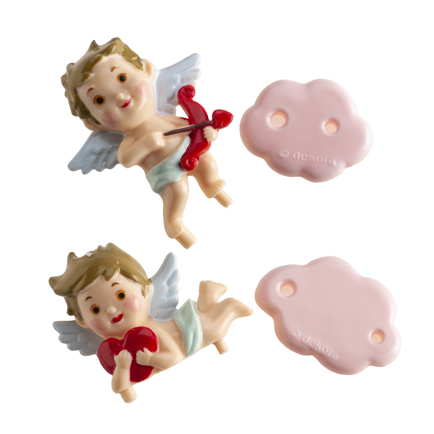 SURTIDO 2 MOD. CUPIDOS PLÁSTICO CON BASE 24 UDS