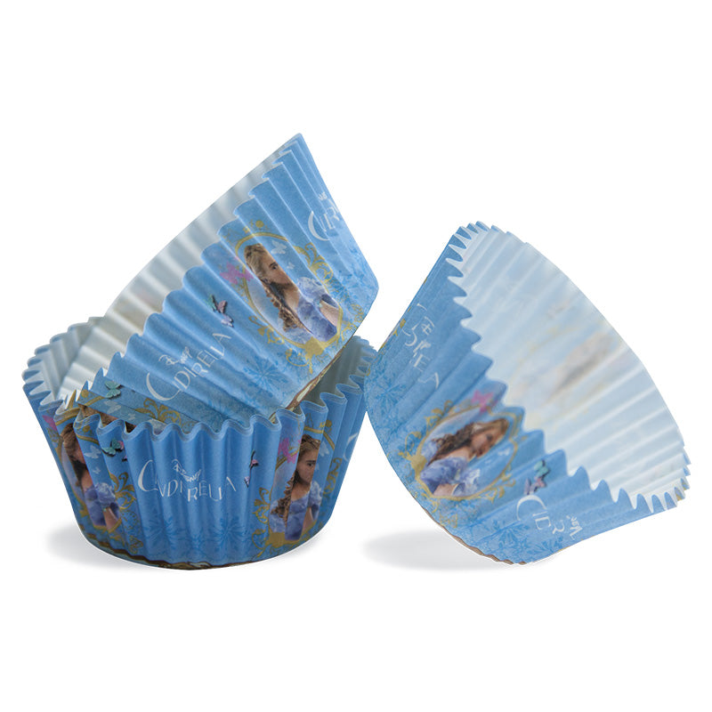 8 BLISTERS 50 FORMAS PAPEL CUPCAKE CINDERELLA Ø 5 CM x H 3 CM