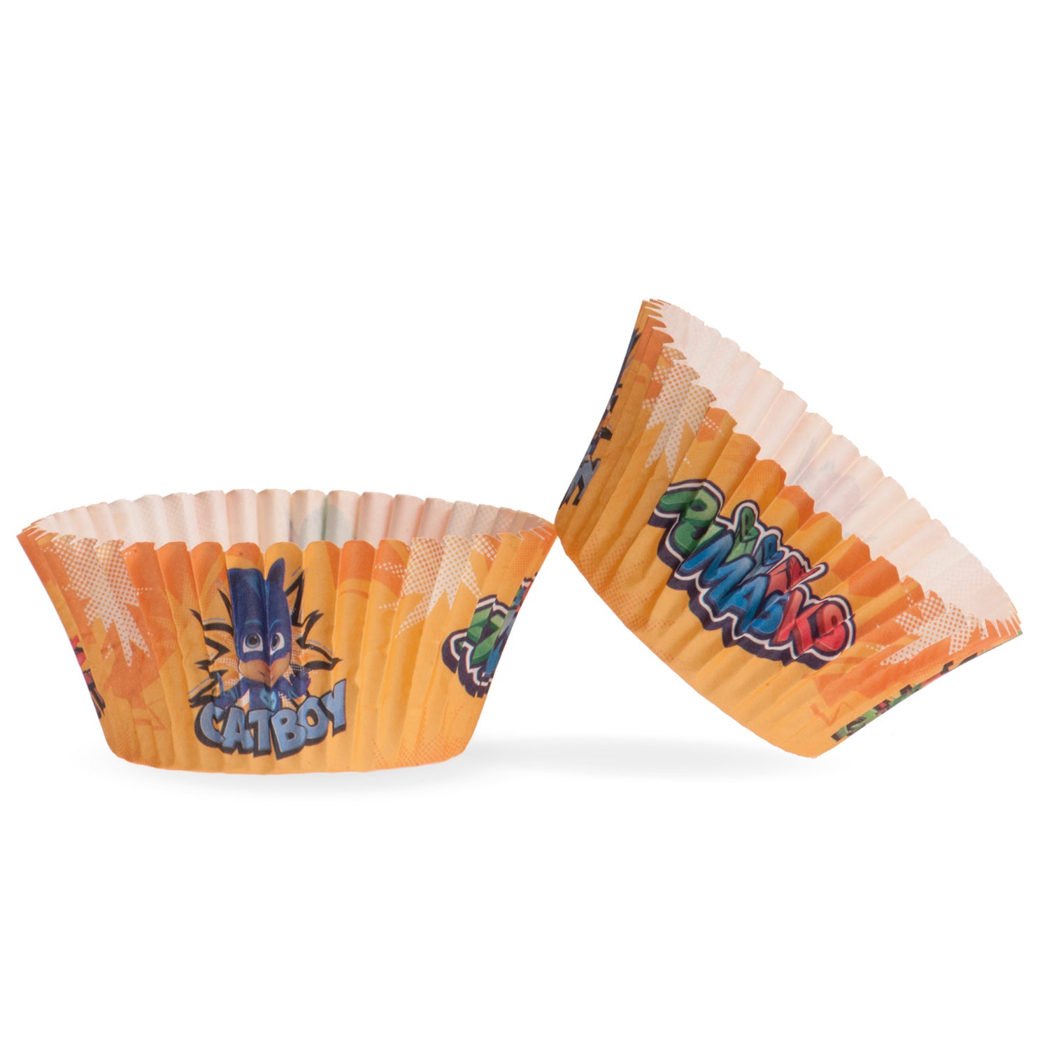 BLISTER 25 PIROTTINI CUPCAKE PJ MASKS Ø 5CM H 3 CM