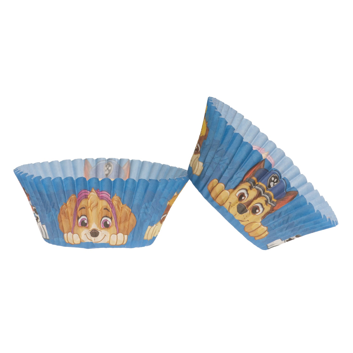 BLISTER 25 CÁPSULAS PAPEL CUPCAKE PATRULHA PATA Ø 5CM H 3 CM