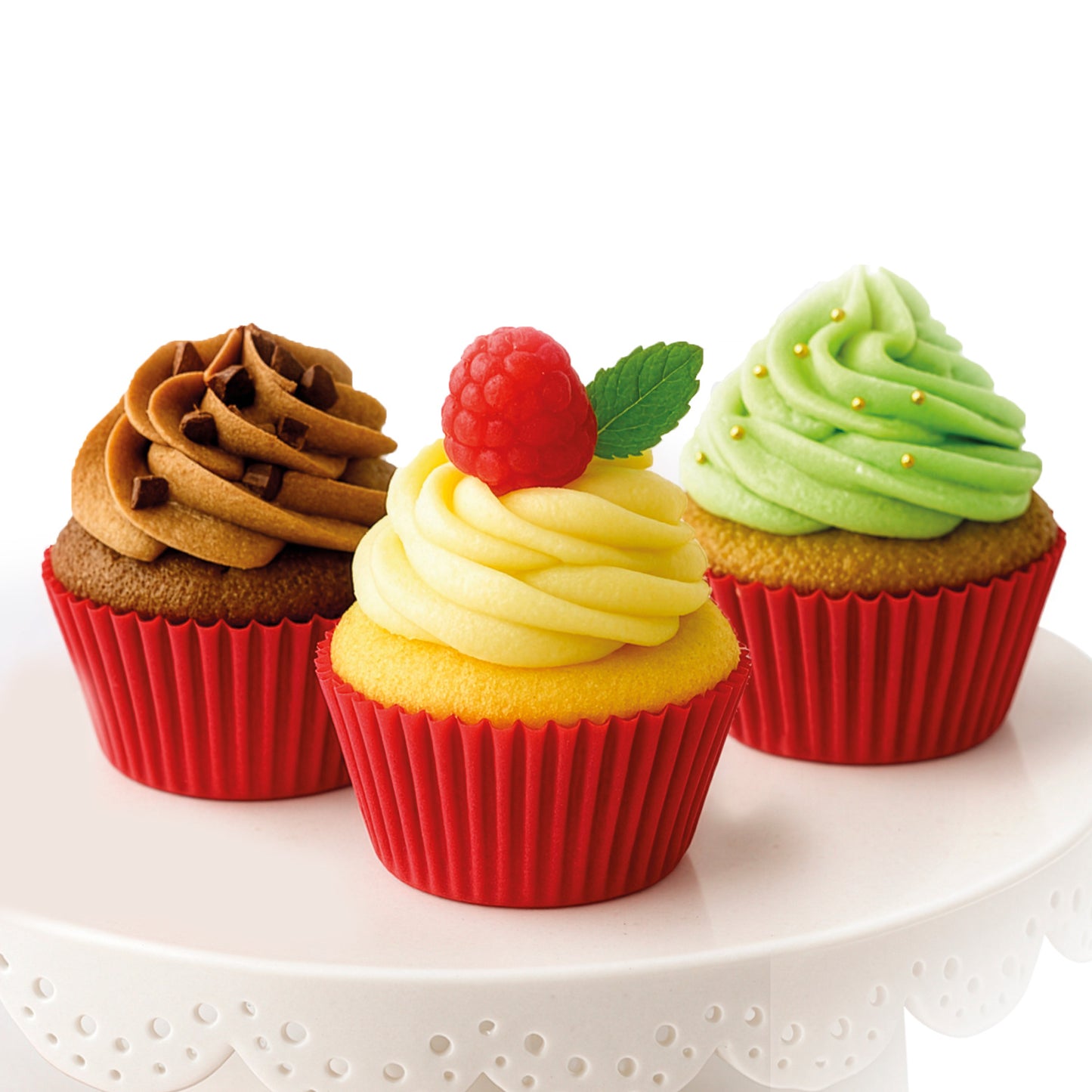 BLISTER 24 CAPSULAS CUPCAKE SILICONA Ø4,5CM H3CM HOME BAKING
