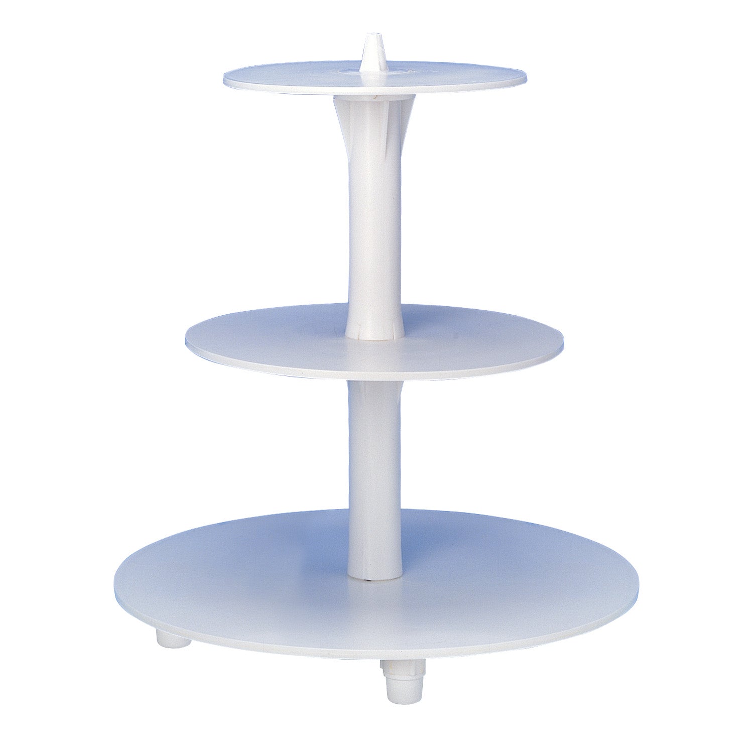 STAND PLÁSTICO 2 ANDARES PARA BOLOS Ø 35CM-25CM-20CM