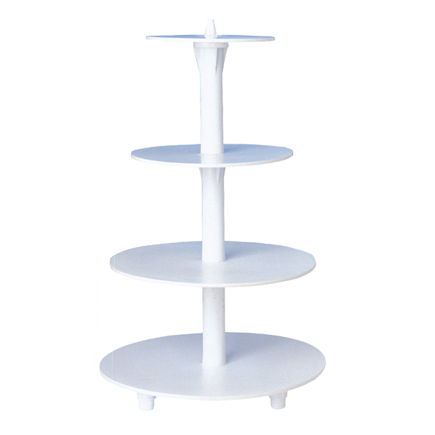 4-TIER PLASTIC CAKE STAND Ø 35CM-30CM-25CM-20CM