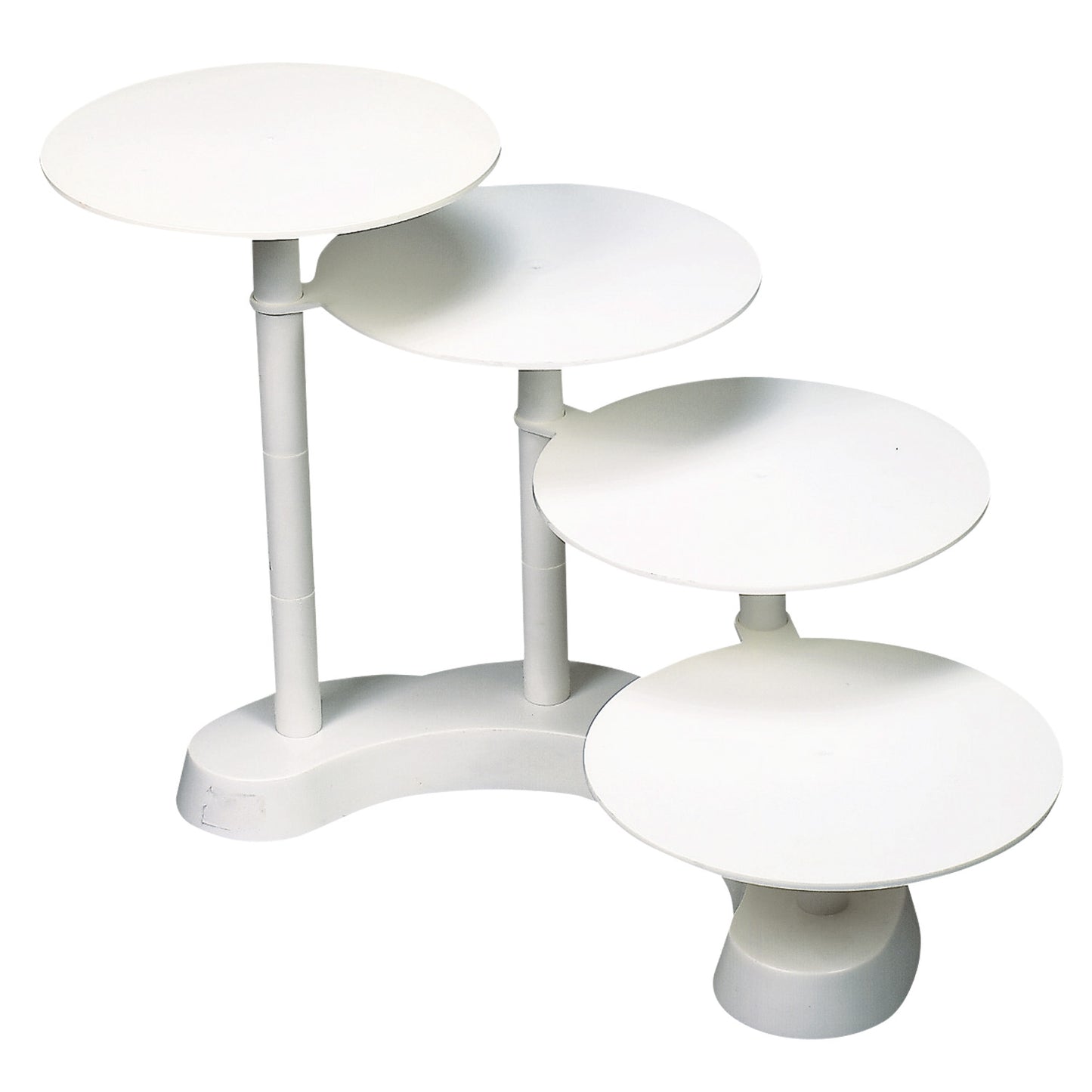 STAND IN PLASTICA SCALA 4 TORTE H 45CM Ø 28CM