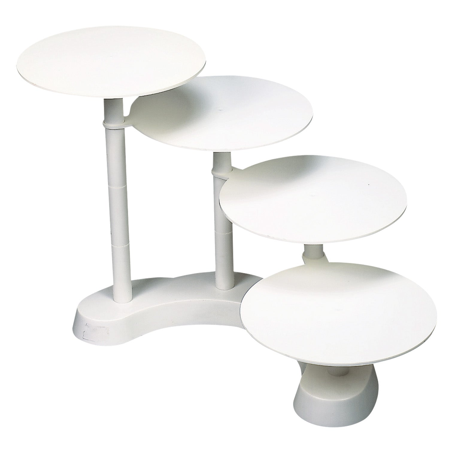 STAND IN PLASTICA SCALA 4 TORTE H 45CM Ø 28CM