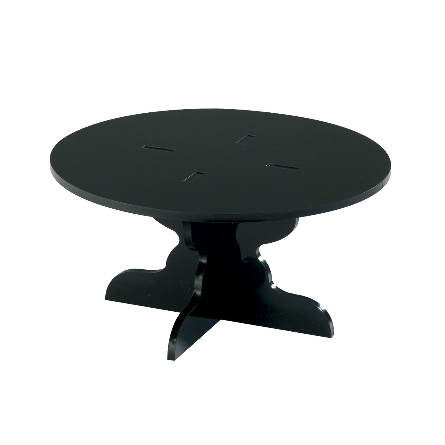 MINI ALZATA NERA PLEXIGLAS Ø 210MM H 103MM