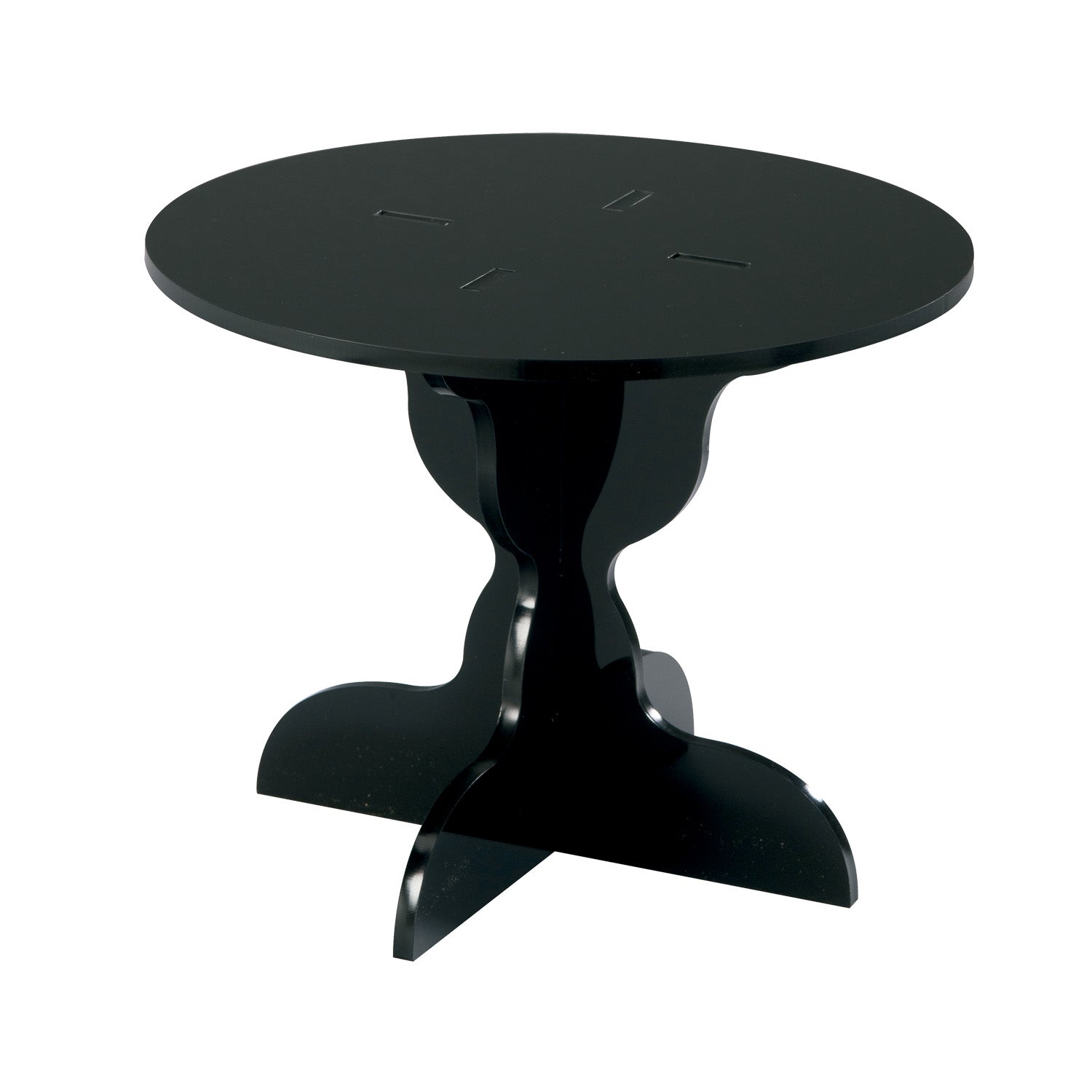 MINI ALZATA NERA PLEXIGLAS Ø 210MM H 163MM