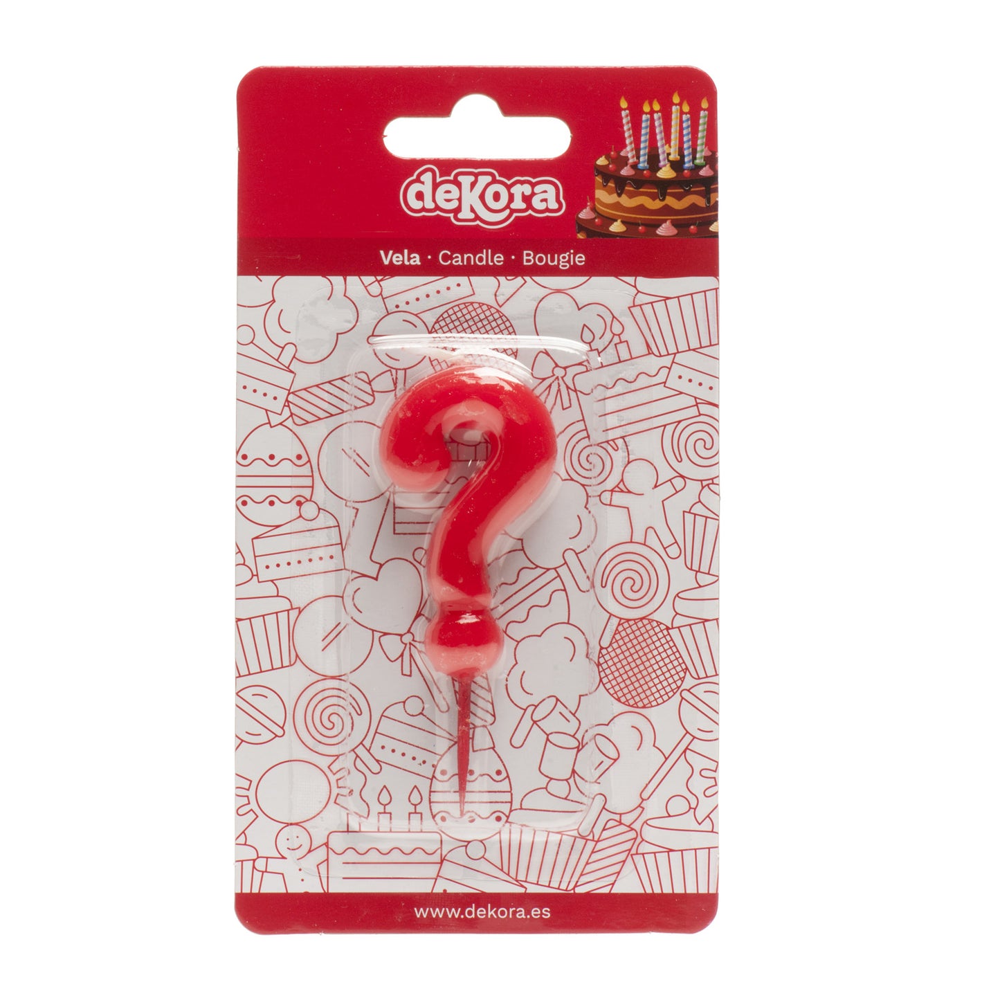 RED COMIC BIRTHDAY CANDLE | ?