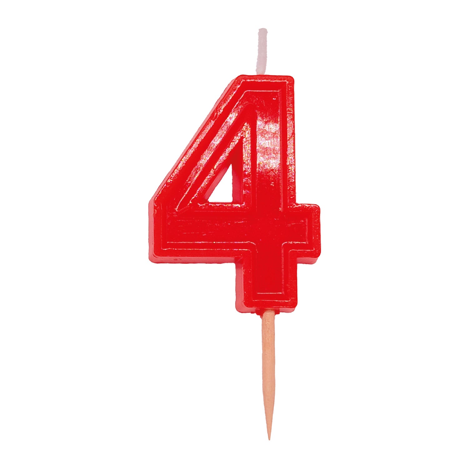 12 VELAS NUMERO 4 HELVET
