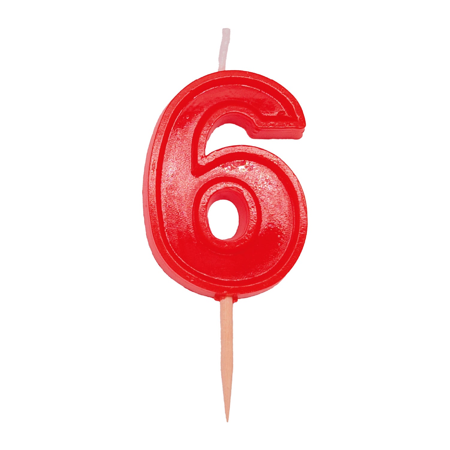 HELVET BIRTHDAY CANDLE Nº6 (4,5X3,5CM)
