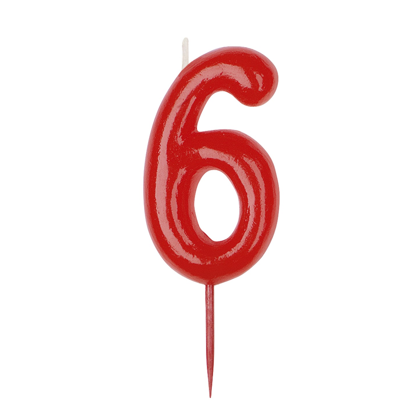 COMIC BIRTHDAY CANDLE Nº6 (5,5X3CM)