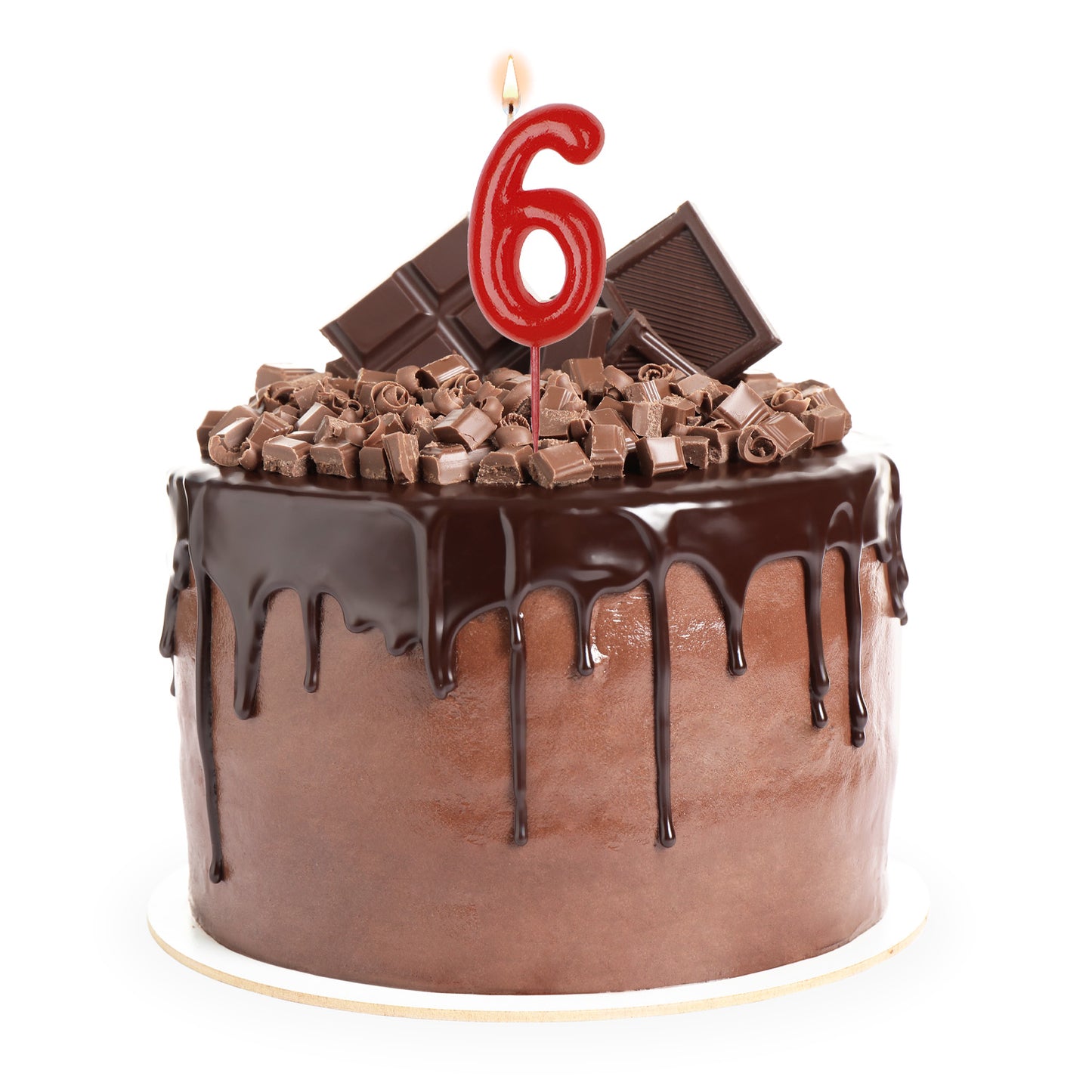 COMIC BIRTHDAY CANDLE Nº6 (5,5X3CM)