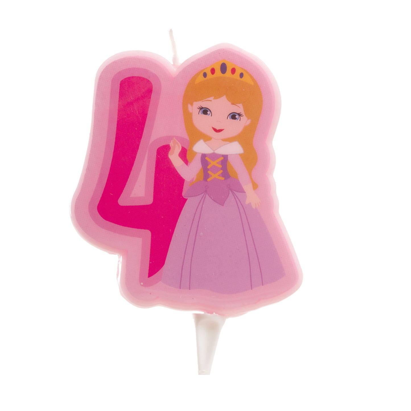 DISPLAY 12 CANDLES PRINCESS Nº4-7CM.