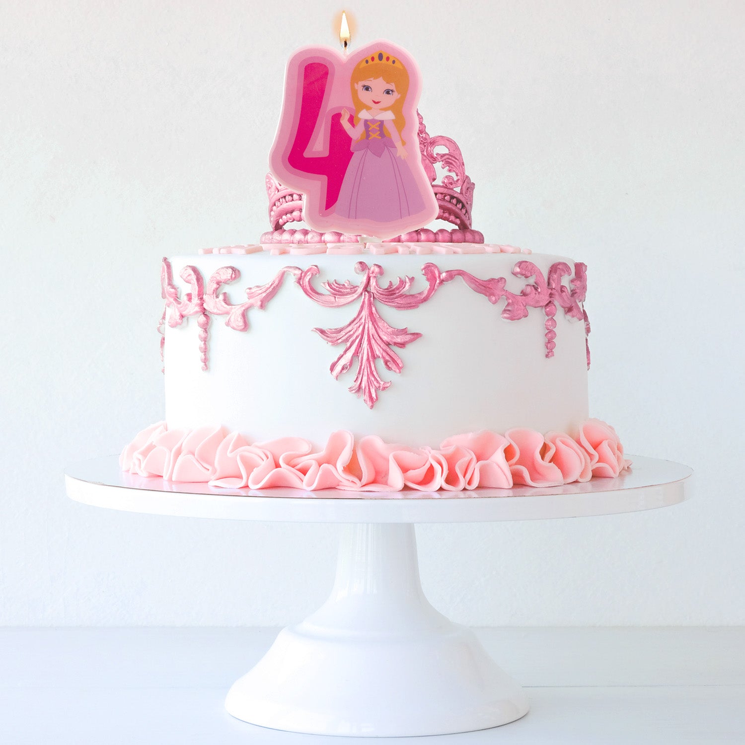 DISPLAY 12 CANDLES PRINCESS Nº4-7CM.