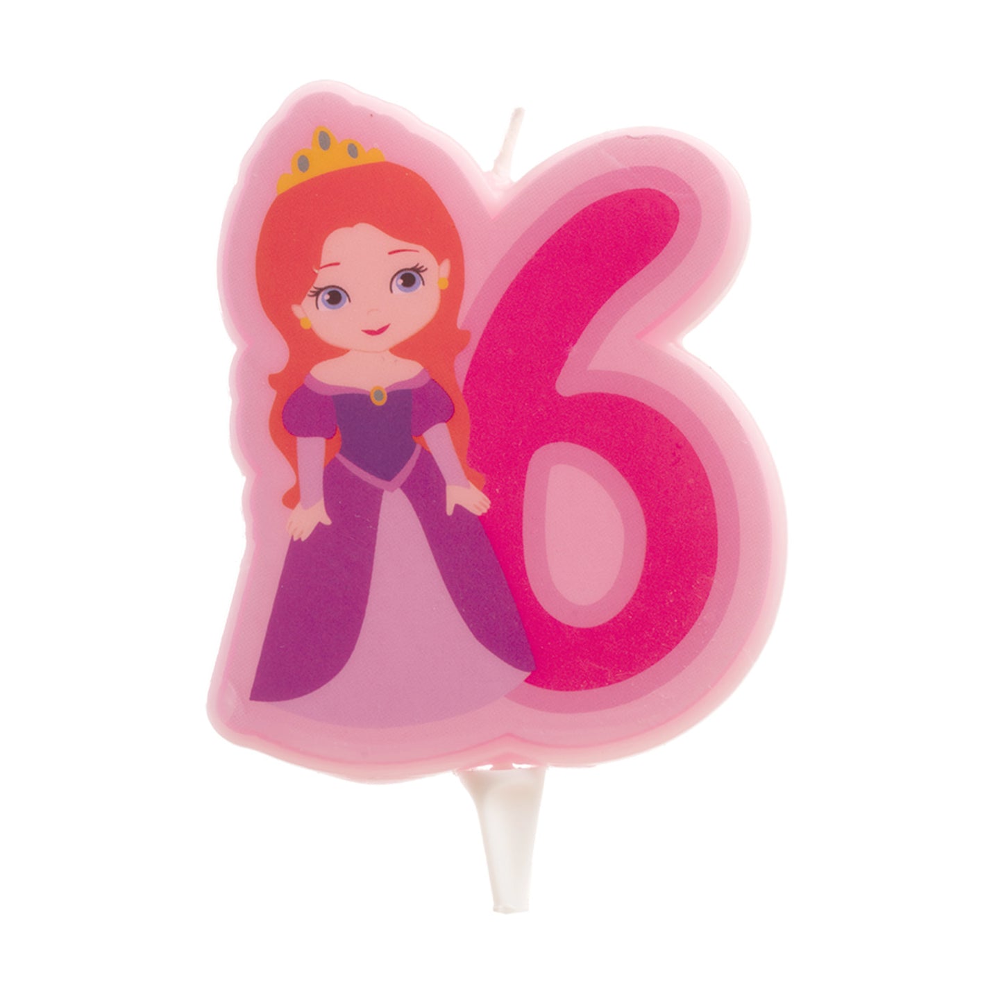 DISPLAY 12 BOUGIES PRINCESS Nº6-7CM.