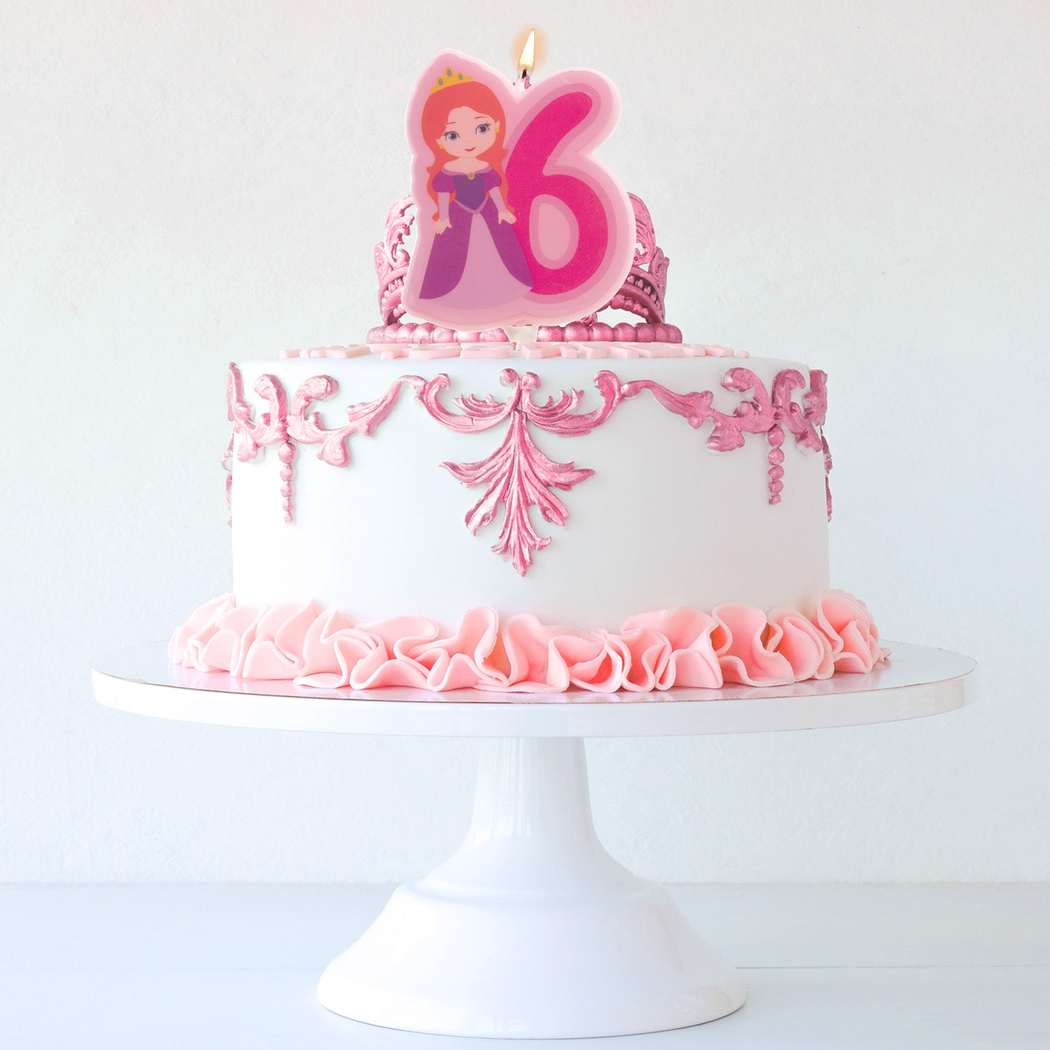 DISPLAY 12 BOUGIES PRINCESS Nº6-7CM.