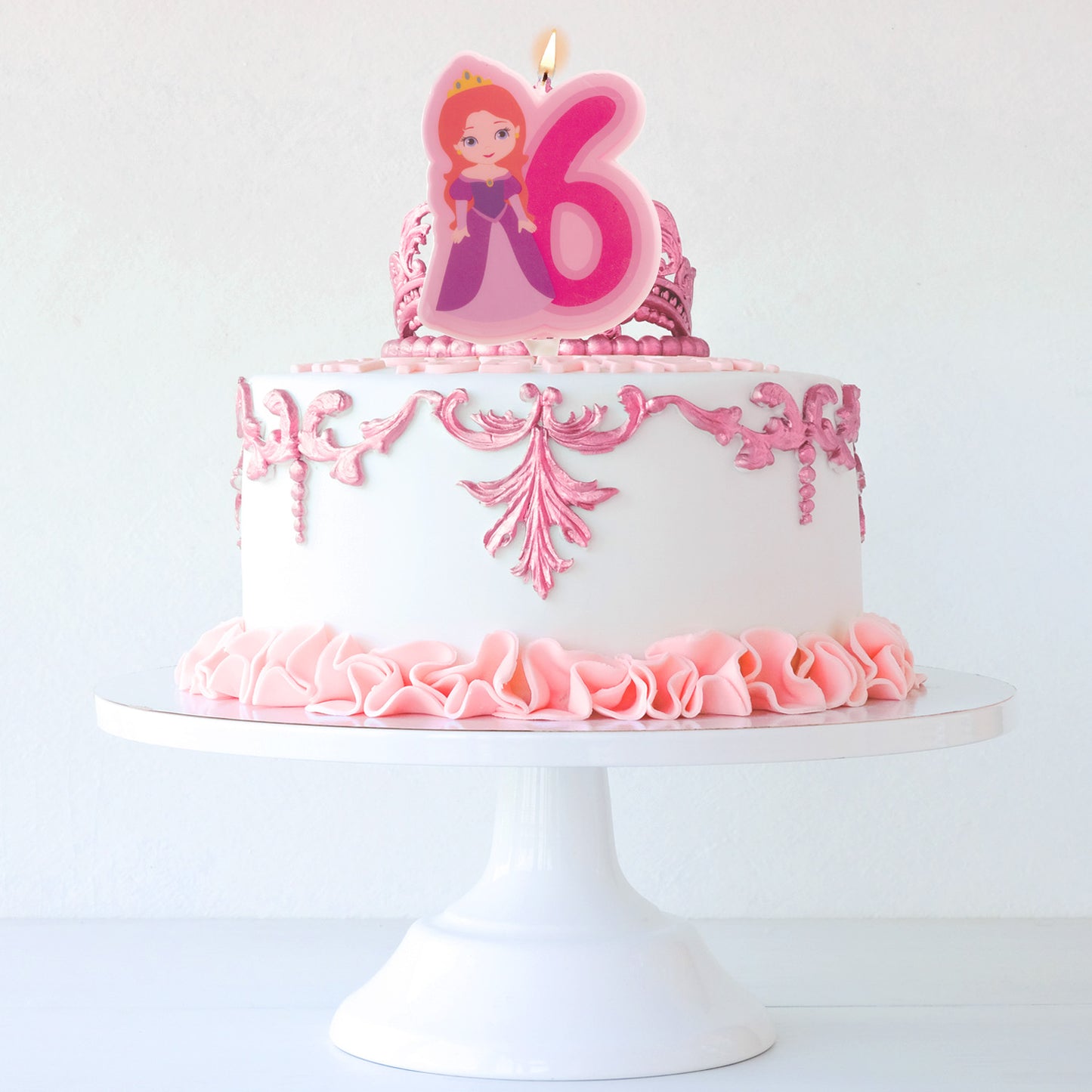 DISPLAY 12 BOUGIES PRINCESS Nº6-7CM.